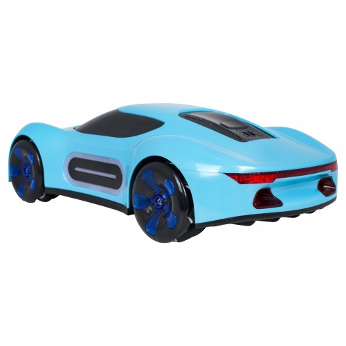 Vozidlo s funkciou dymu ovládanou diaľkovým ovládačom a modrými hodinkami