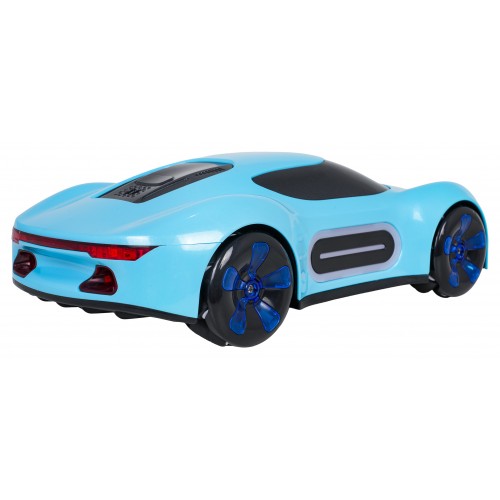 Vozidlo s funkciou dymu ovládanou diaľkovým ovládačom a modrými hodinkami