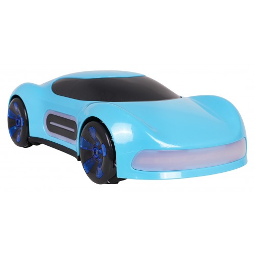 Vozidlo s funkciou dymu ovládanou diaľkovým ovládačom a modrými hodinkami