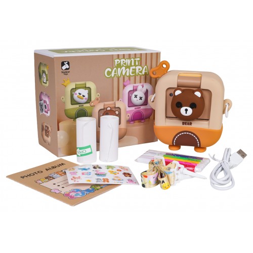 Fotoaparát na tlač medvedíka