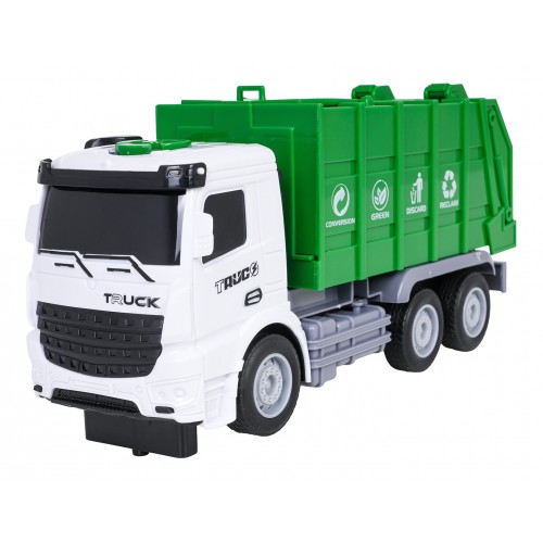 Smetiarske auto so svetlami a zvukmi