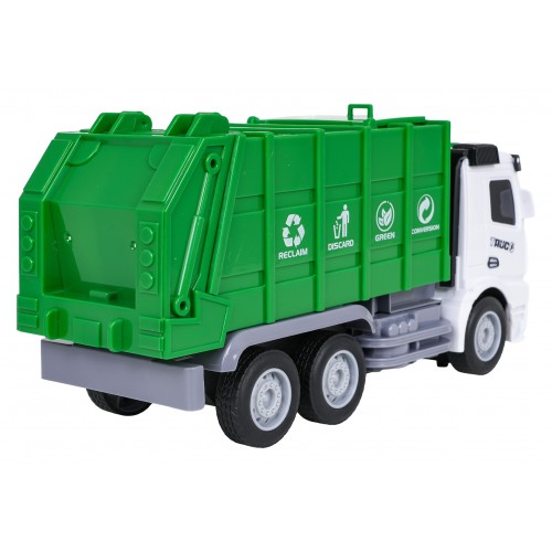 Smetiarske auto so svetlami a zvukmi