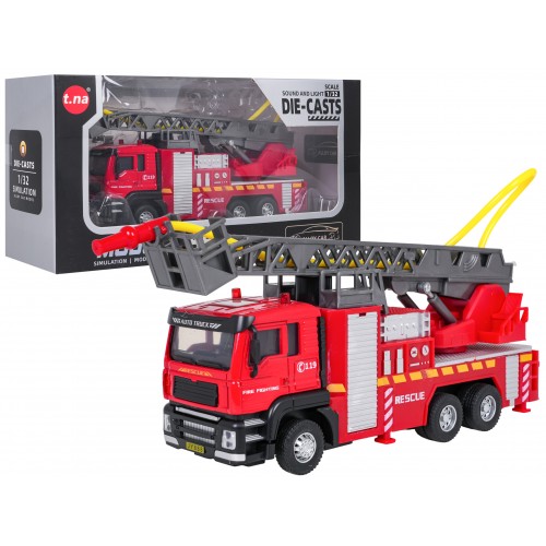 Hasičská zbrojnica so svetlami, zvukmi a vodnou funkciou 1:32