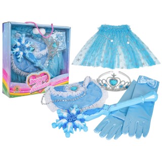 Súprava Malá princezná + modré šaty