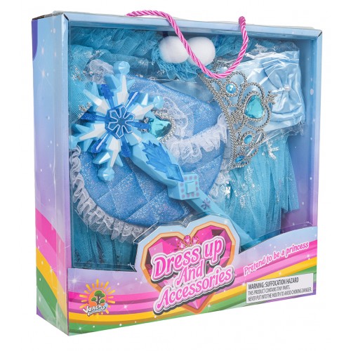 Súprava Malá princezná + modré šaty