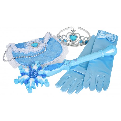 Súprava Malá princezná + modré šaty