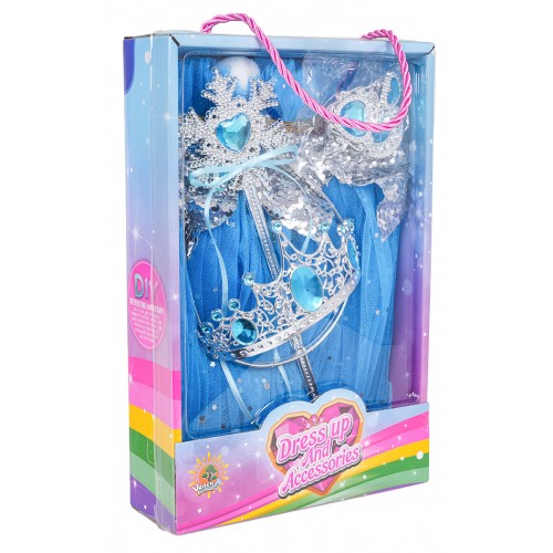 Súprava Malá princezná + modré šaty