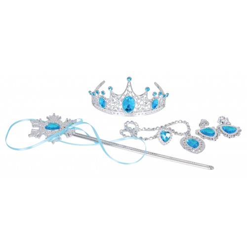 Súprava Malá princezná + modré šaty