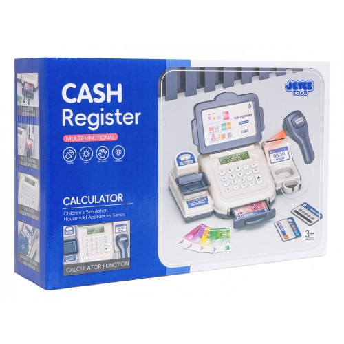 Modrá pokladňa + príslušenstvo