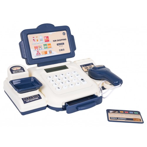 Modrá pokladňa + príslušenstvo