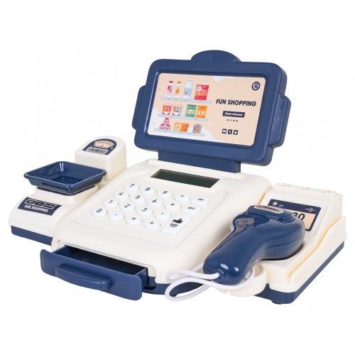 Modrá pokladňa + príslušenstvo