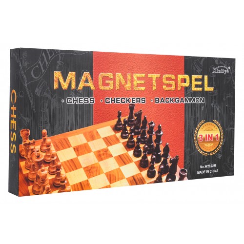 Drevený herný set 3v1