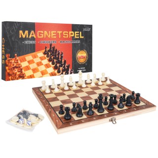 Drevený herný set 3v1