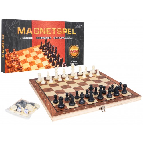 Drevený herný set 3v1