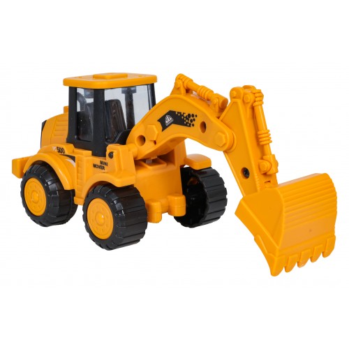 Sada piatich stavebných vozidiel