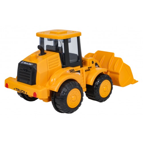 Sada piatich stavebných vozidiel