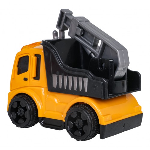 Sada piatich stavebných vozidiel