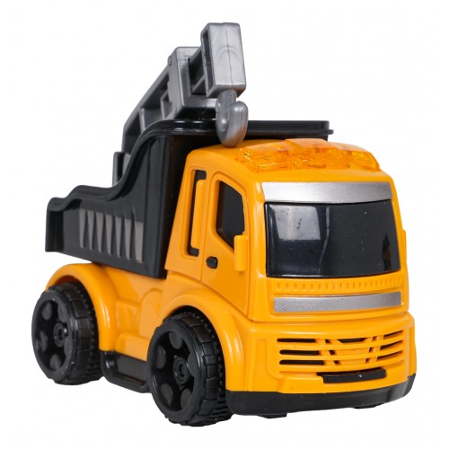 Sada piatich stavebných vozidiel