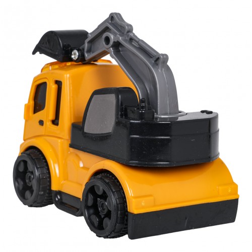 Sada piatich stavebných vozidiel