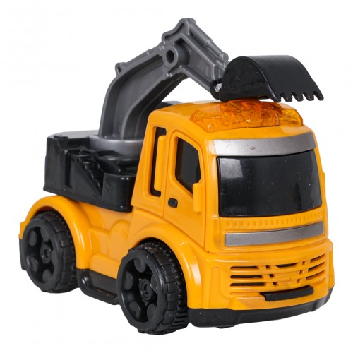 Sada piatich stavebných vozidiel