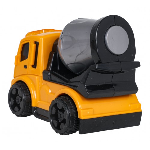 Sada piatich stavebných vozidiel