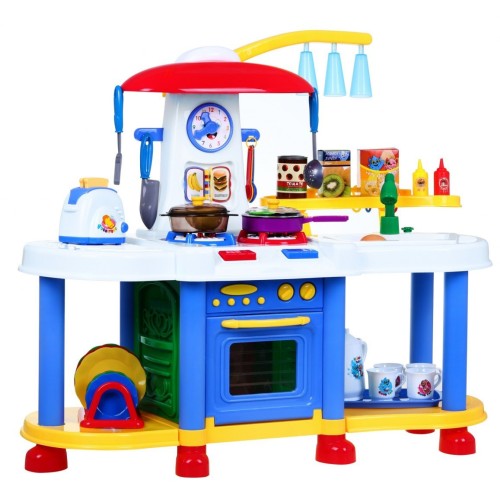 Kuchyňa Interaktívna Voda Svetlo Zvuk Modrá