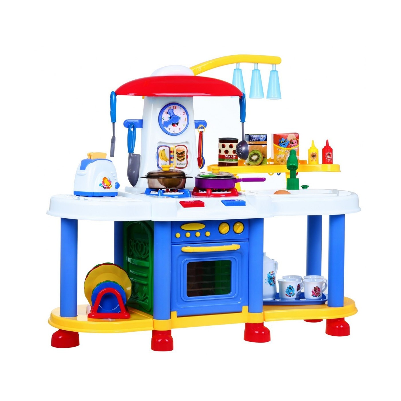 Kuchyňa Interaktívna Voda Svetlo Zvuk Modrá