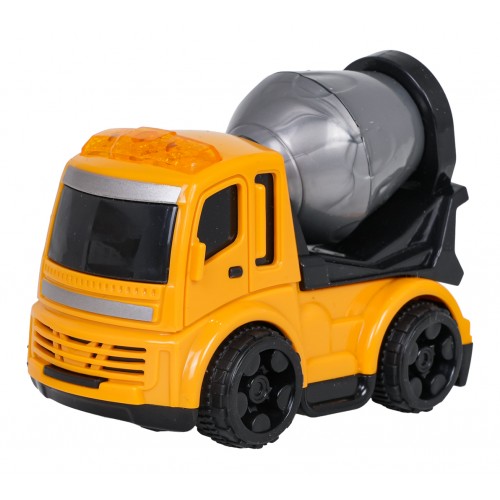 Sada piatich stavebných vozidiel