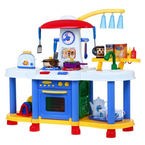 Kuchyňa Interaktívna Voda Svetlo Zvuk Modrá