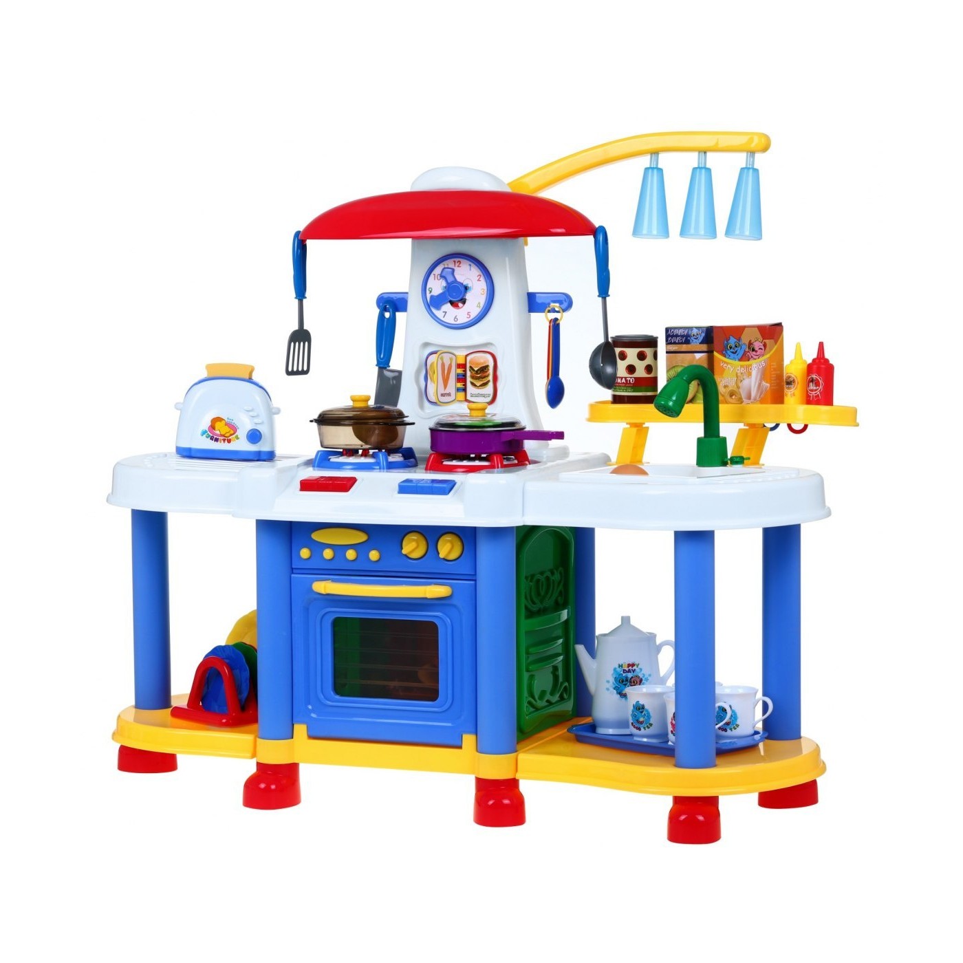 Kuchyňa Interaktívna Voda Svetlo Zvuk Modrá