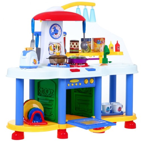 Kuchyňa Interaktívna Voda Svetlo Zvuk Modrá