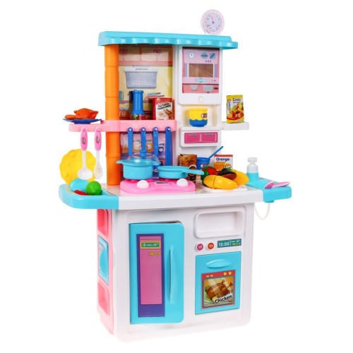 Kuchyňa Kohútik s Vodou Fartuch Čiapka Šéfkuchára Modrá