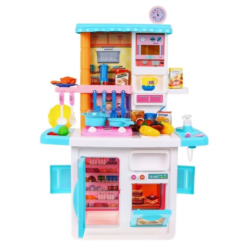 Kuchyňa Kohútik s Vodou Fartuch Čiapka Šéfkuchára Modrá