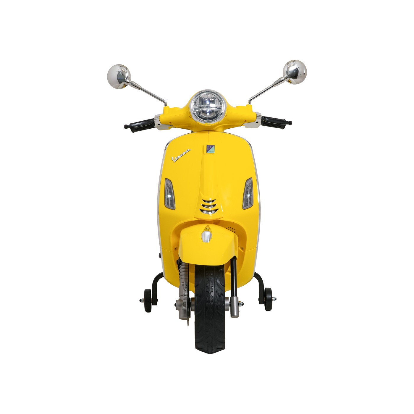 Automobilový skúter Vespa ROMA žltý