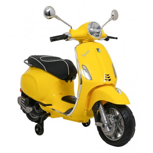 Automobilový skúter Vespa ROMA žltý