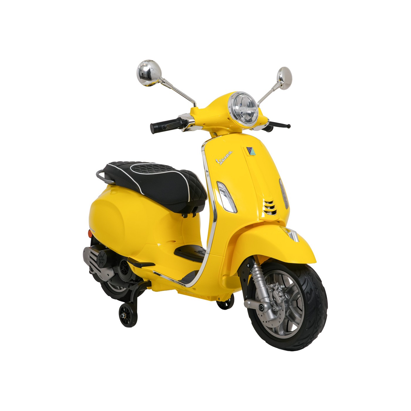 Automobilový skúter Vespa ROMA žltý