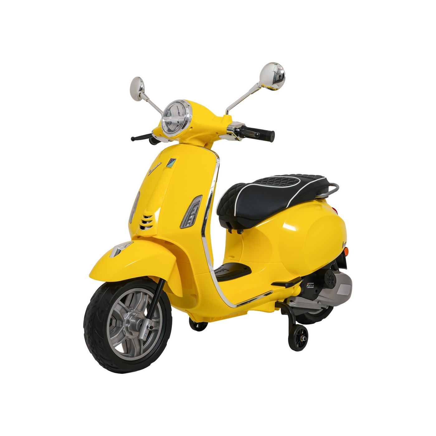 Automobilový skúter Vespa ROMA žltý