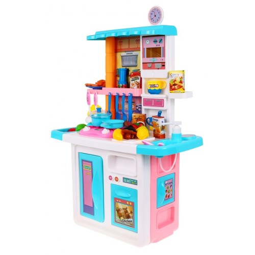 Kuchyňa Kohútik s Vodou Fartuch Čiapka Šéfkuchára Modrá