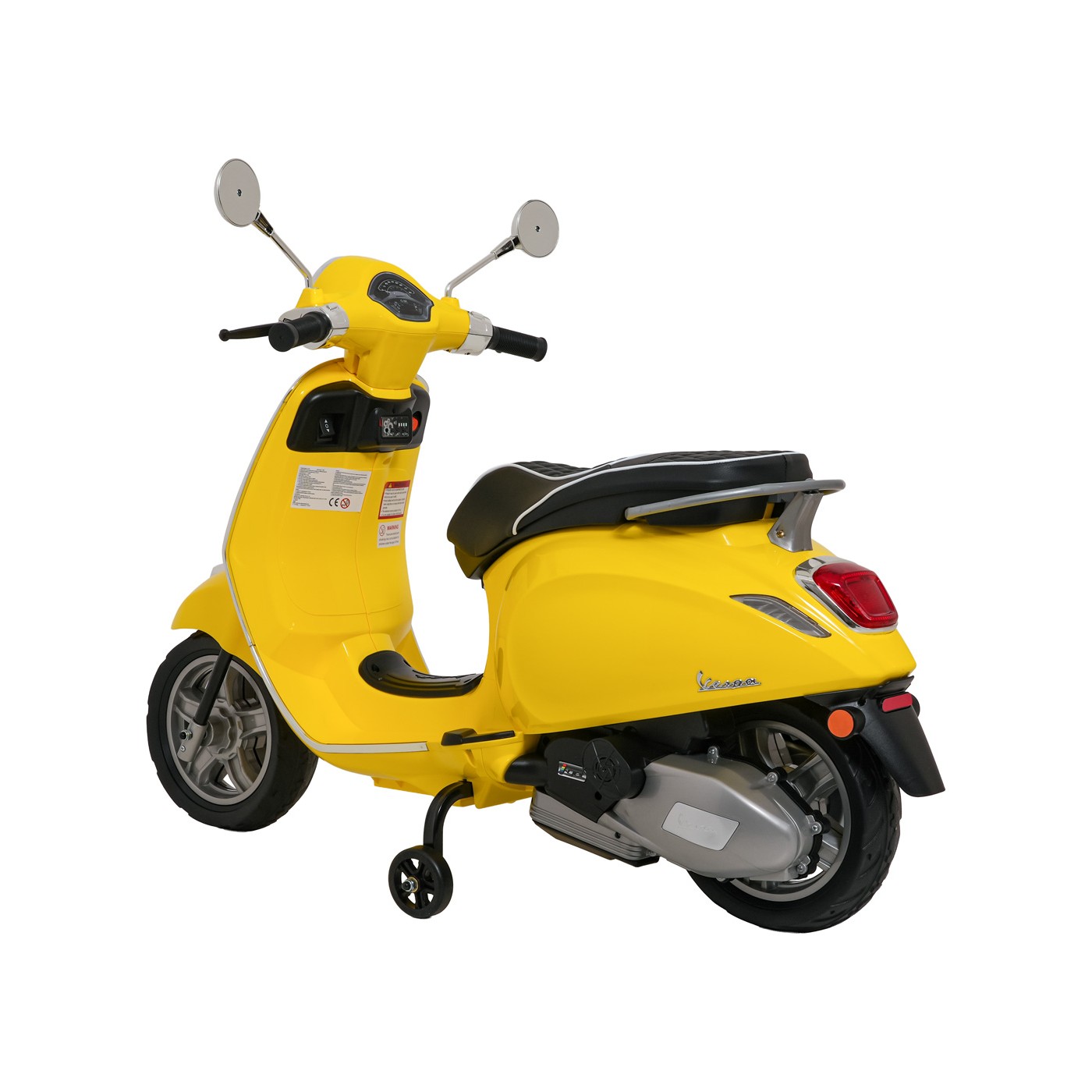Automobilový skúter Vespa ROMA žltý