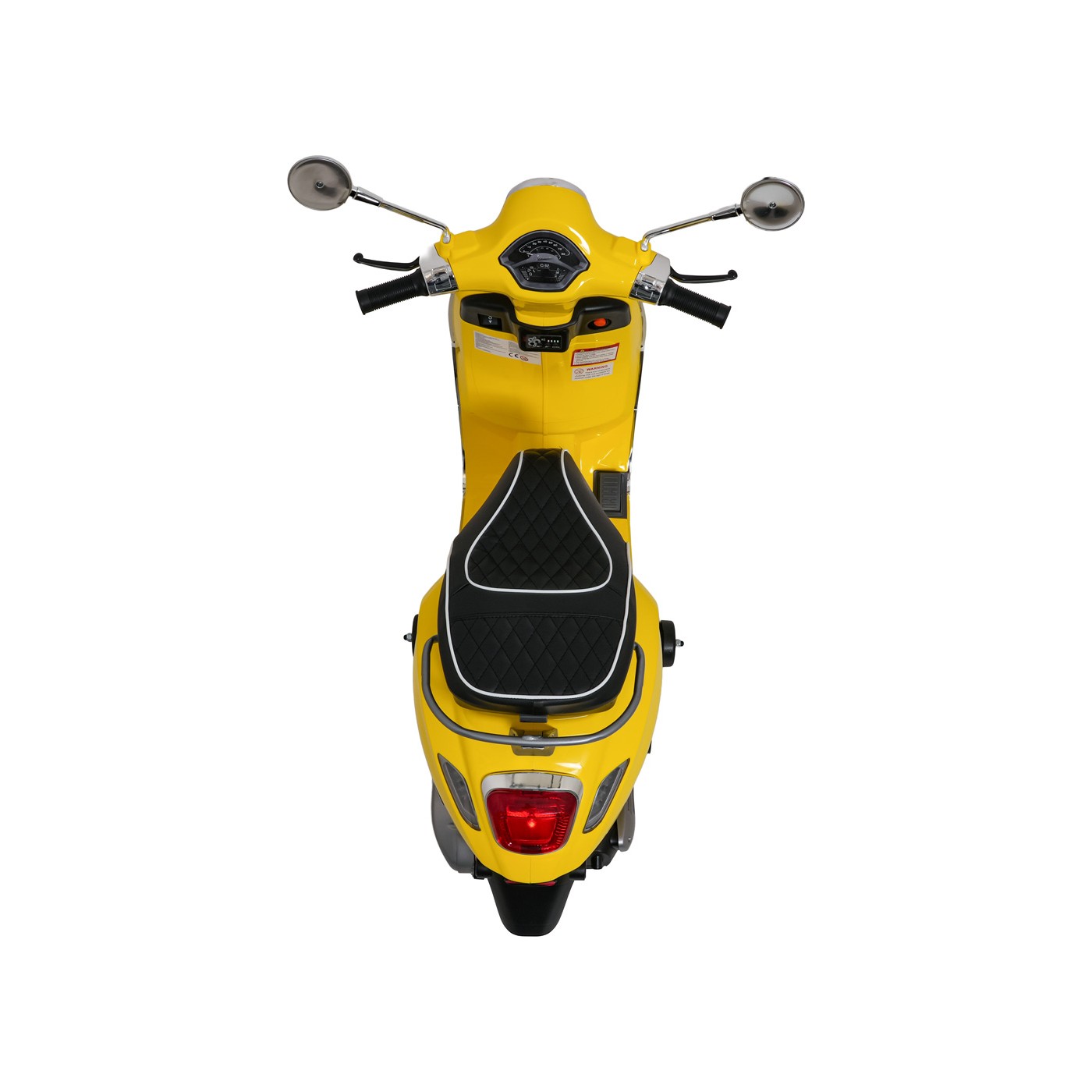 Automobilový skúter Vespa ROMA žltý