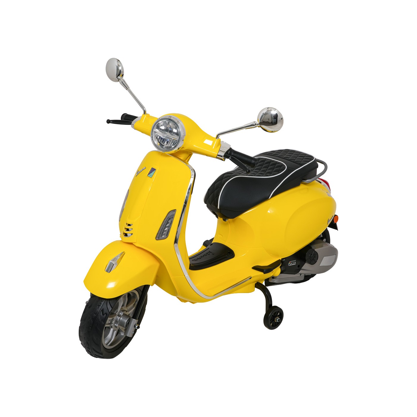 Automobilový skúter Vespa ROMA žltý