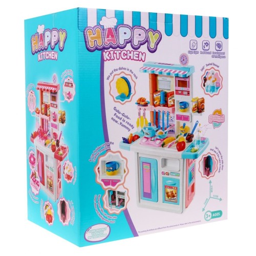 Kuchyňa Kohútik s Vodou Fartuch Čiapka Šéfkuchára Modrá