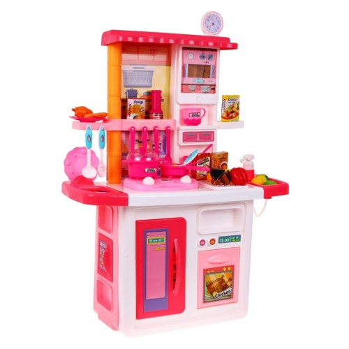 Kuchyňa Kohútik s Vodou Fartuch Čiapka Šéfkuchára Ružová