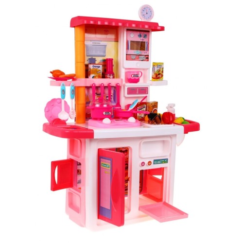 Kuchyňa Kohútik s Vodou Fartuch Čiapka Šéfkuchára Ružová