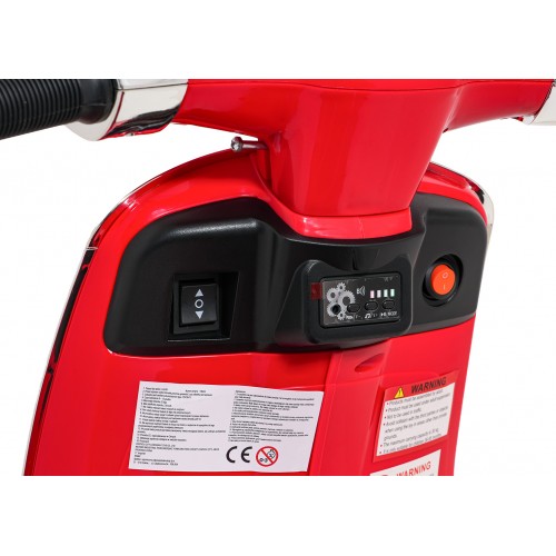 Automobilový skúter Vespa ROMA Red