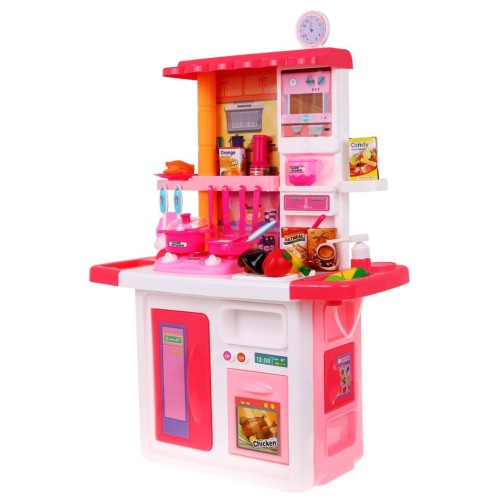 Kuchyňa Kohútik s Vodou Fartuch Čiapka Šéfkuchára Ružová