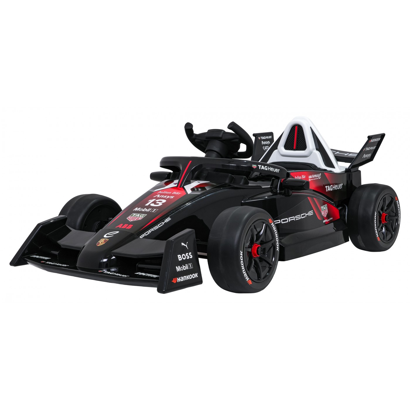 Vozidlo Formula E Porsche Červená