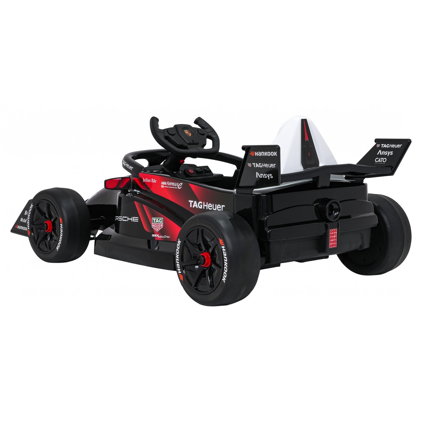 Vozidlo Formula E Porsche Červená