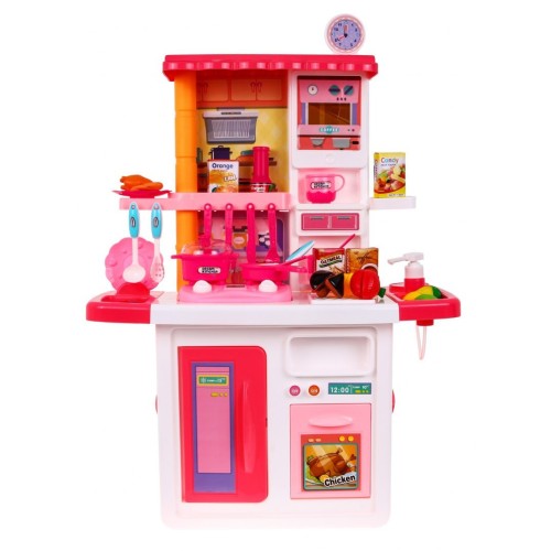 Kuchyňa Kohútik s Vodou Fartuch Čiapka Šéfkuchára Ružová