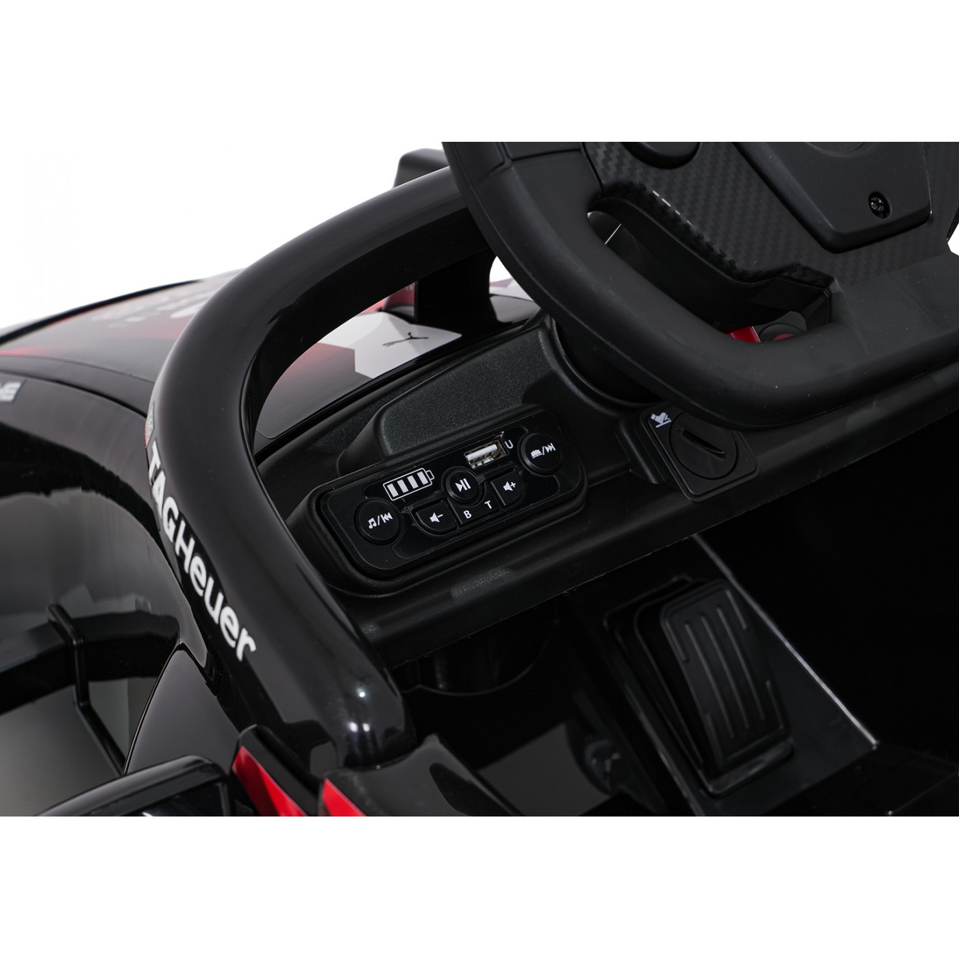 Vozidlo Formula E Porsche Červená